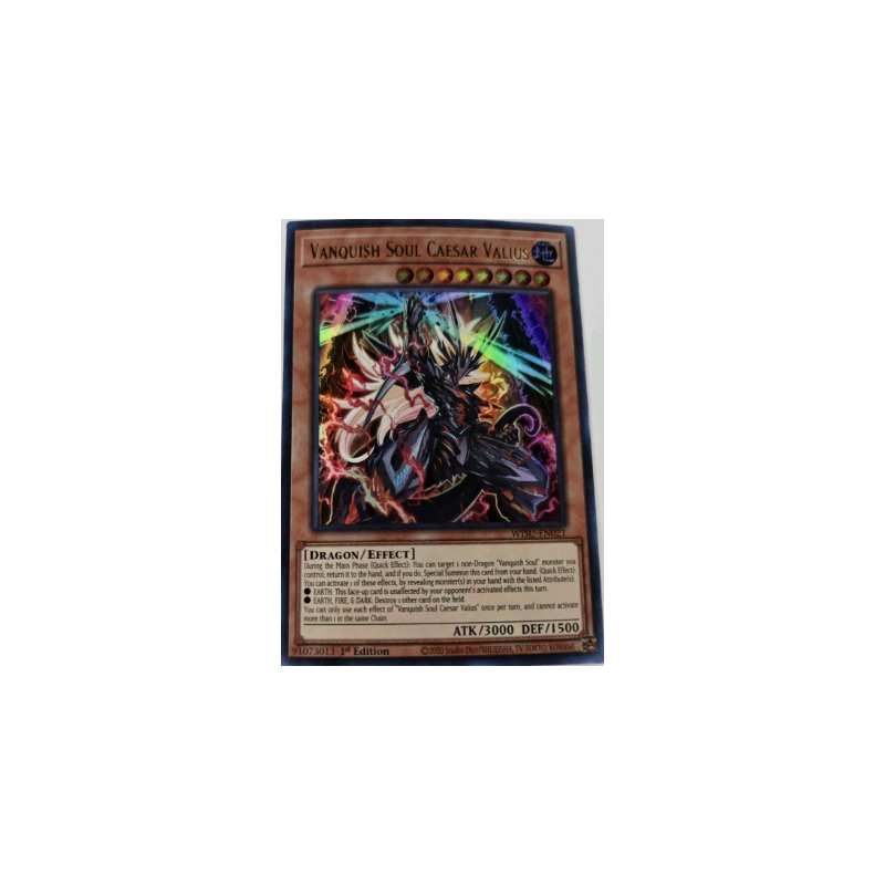 Vanquish Soul Caesar Valius - WISU-EN021 - Ultra Rare - 1st Edition NM