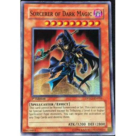 Sorcerer of Dark Magic DPYG-EN010 Duelist Pack: Yugi-1st Edition 1st Edition