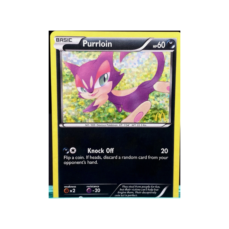 Purrloin 009/012 McDonald's Promos 2012 Holo