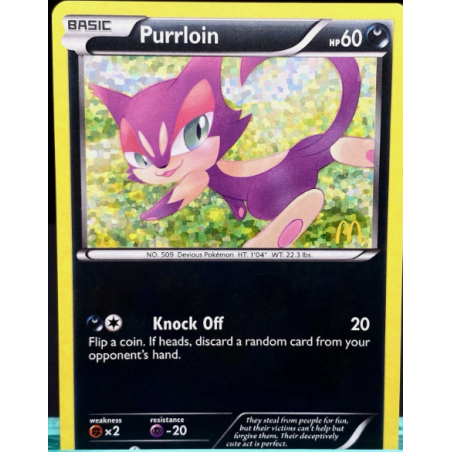 Purrloin 009/012 McDonald's Promos 2012 Holo